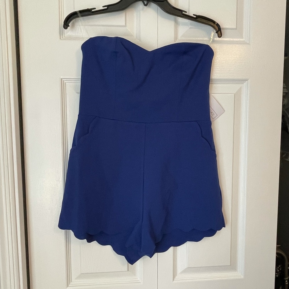 Strapless Romper